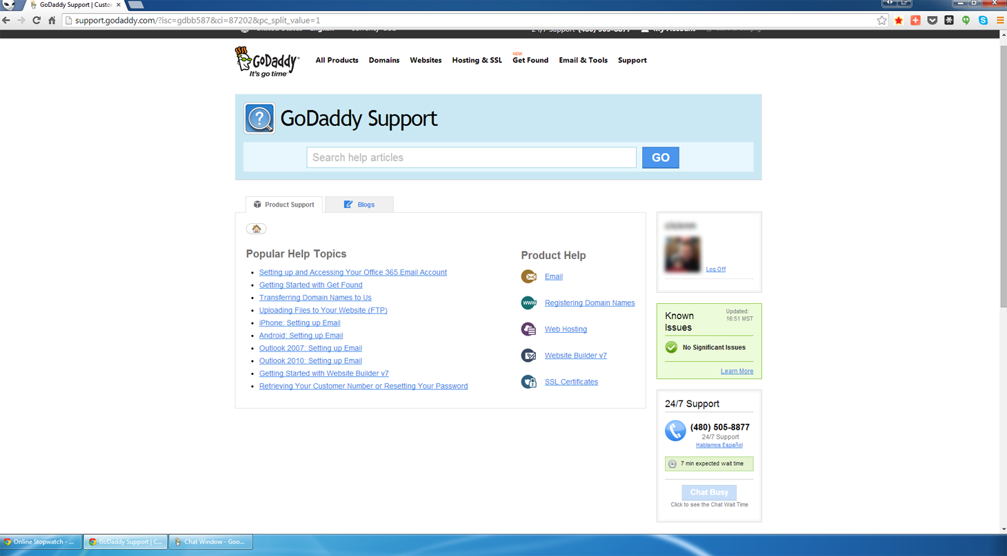 Godaddy Support Baeti